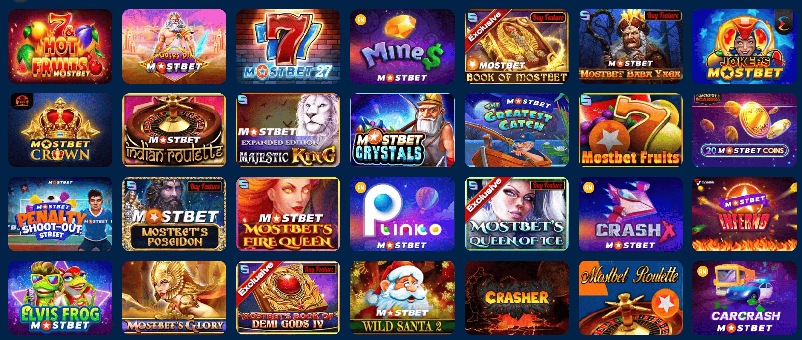 Gry MostBet